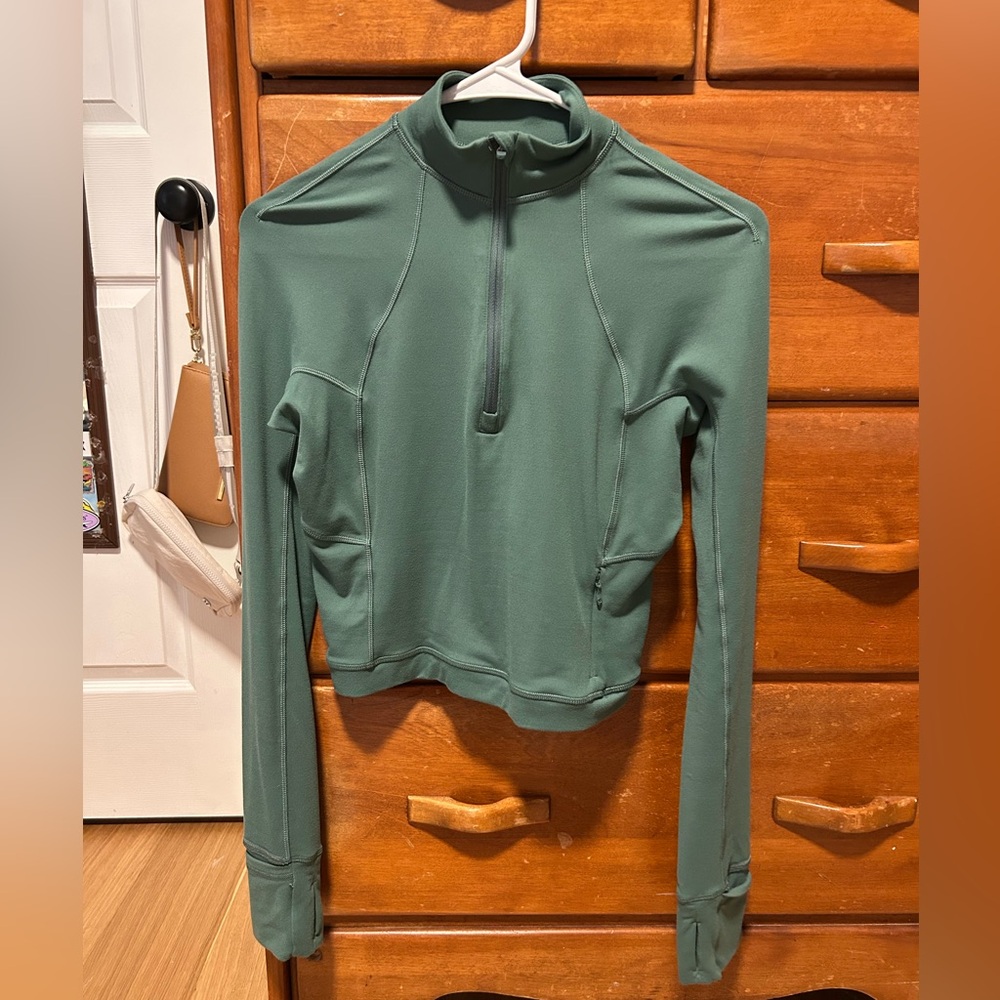 It’s Rulu Lululemon half zip
